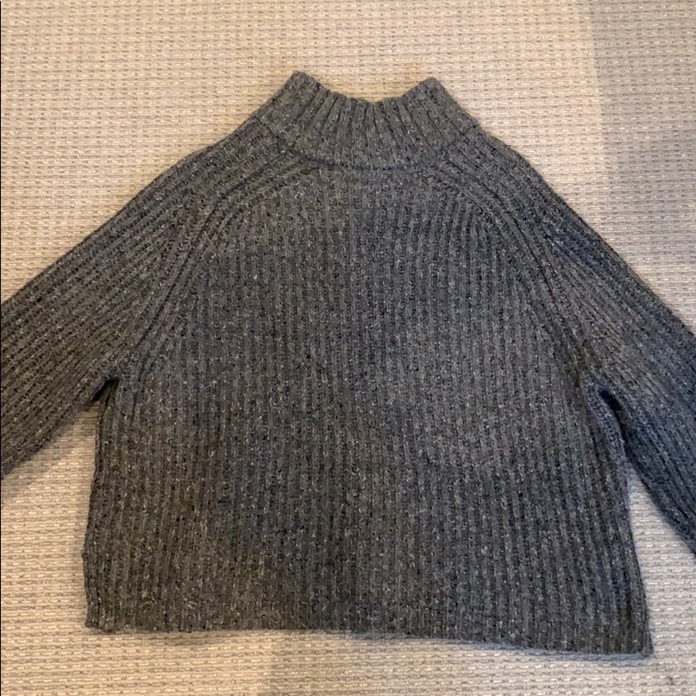 Silence and noise grey turtleneck sweater